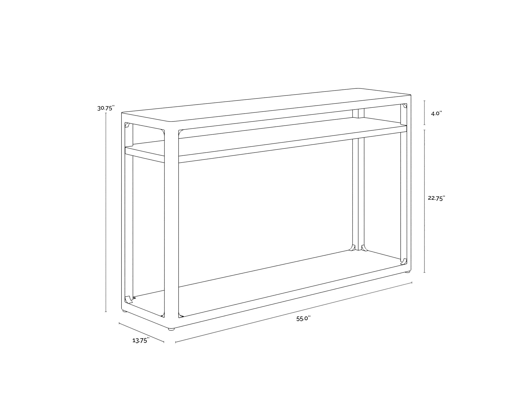 Sunpan Doncaster Console Table