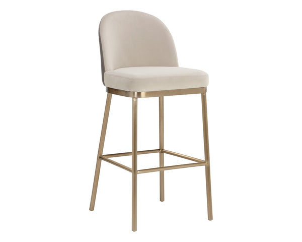 Sunpan Lavania Barstool Meg Taupe / Porcini Taupe