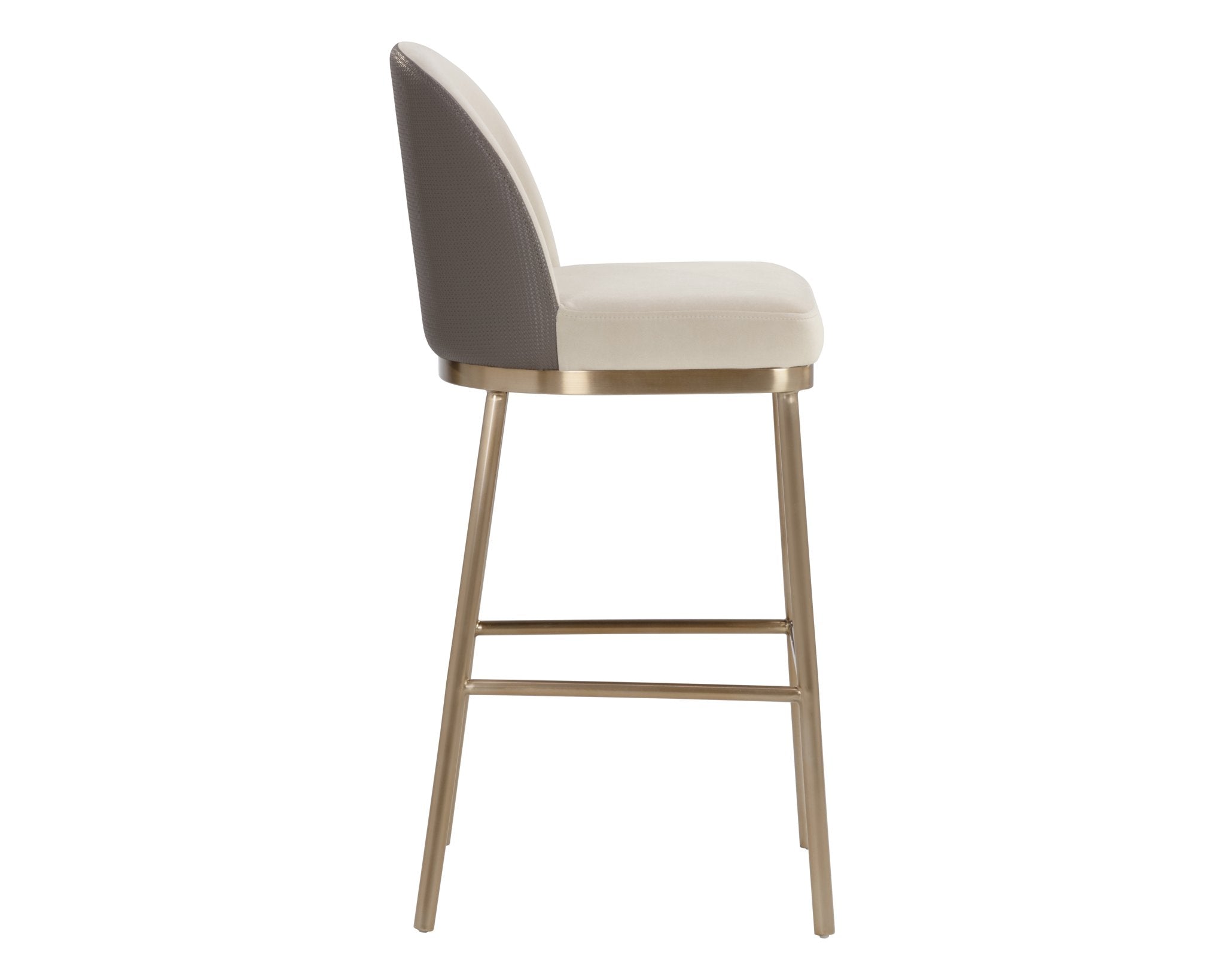 Sunpan Lavania Barstool Meg Taupe / Porcini Taupe