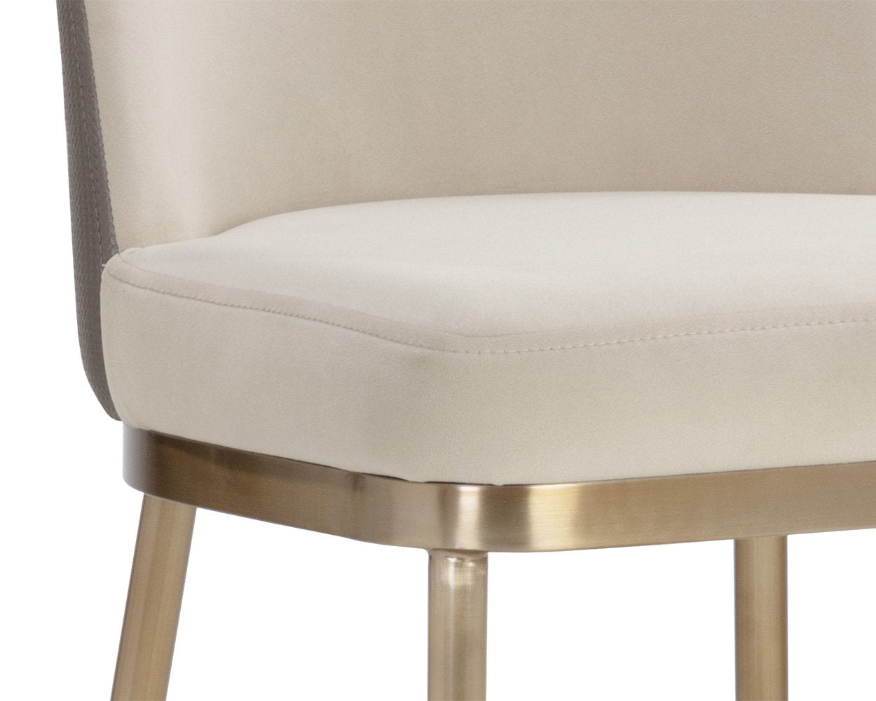 Sunpan Lavania Barstool Meg Taupe / Porcini Taupe