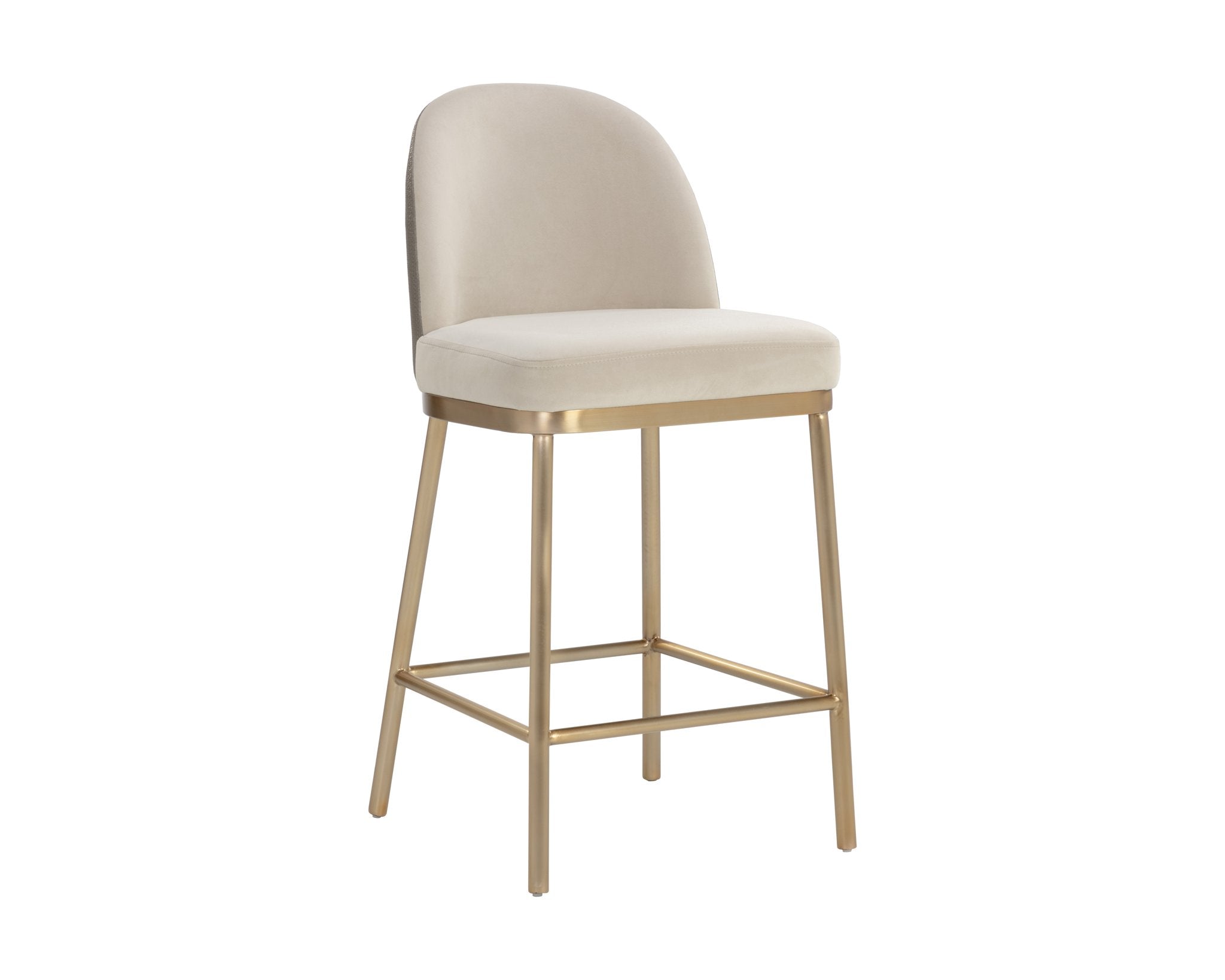 Sunpan Lavania Counter Stool Meg Taupe / Porcini Taupe