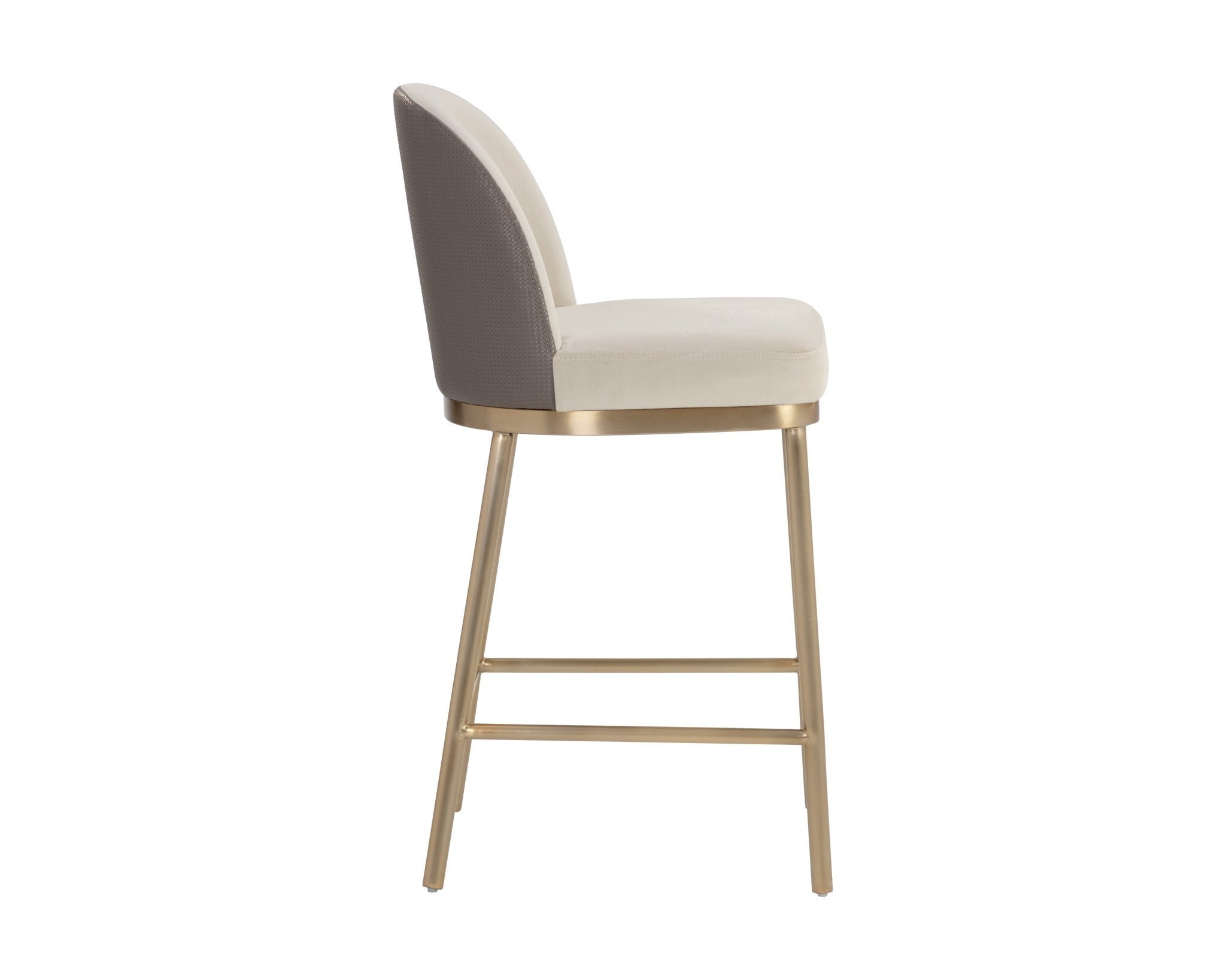 Sunpan Lavania Counter Stool Meg Taupe / Porcini Taupe