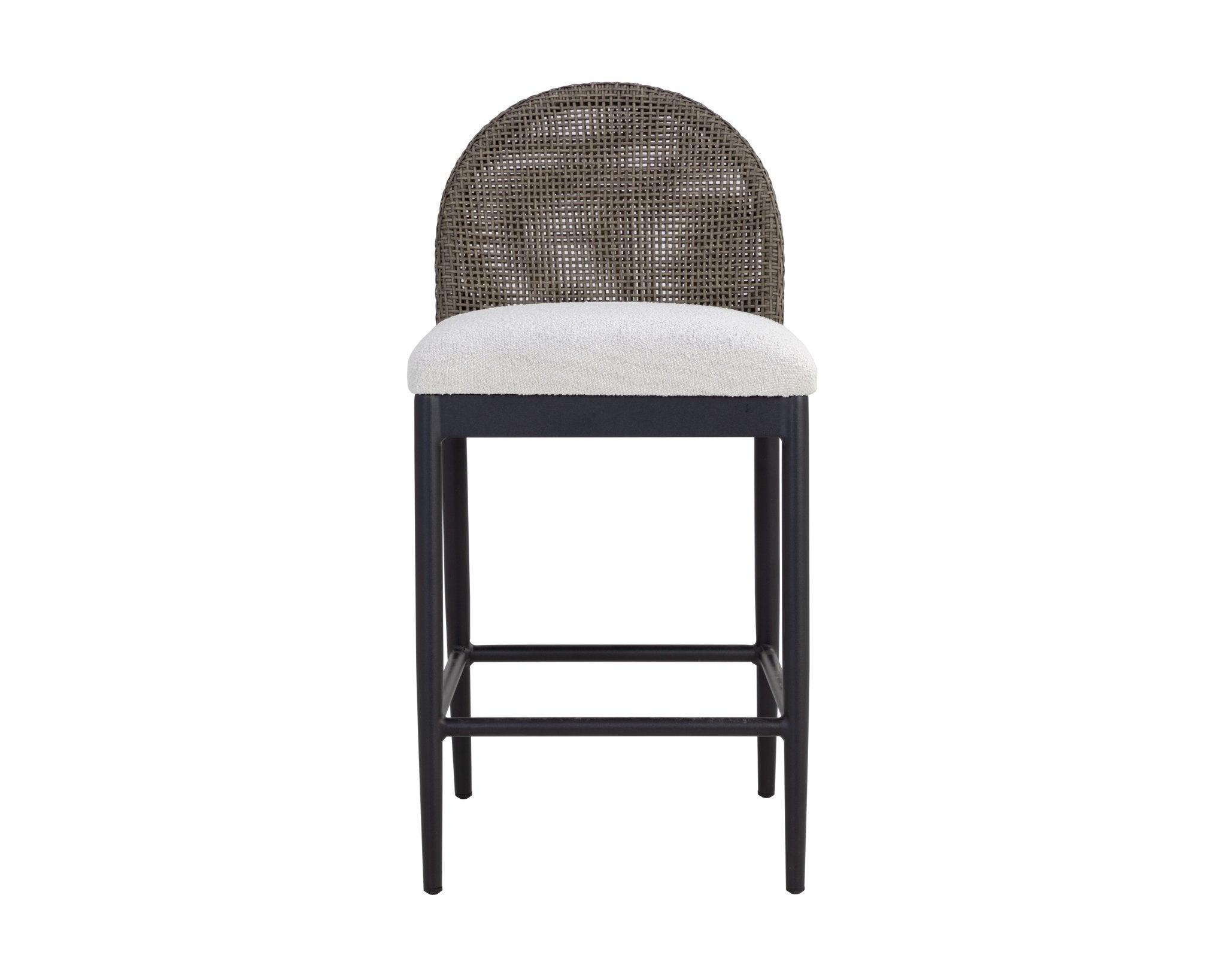 Sunpan Calandri Counter Stool Black Louis Cream