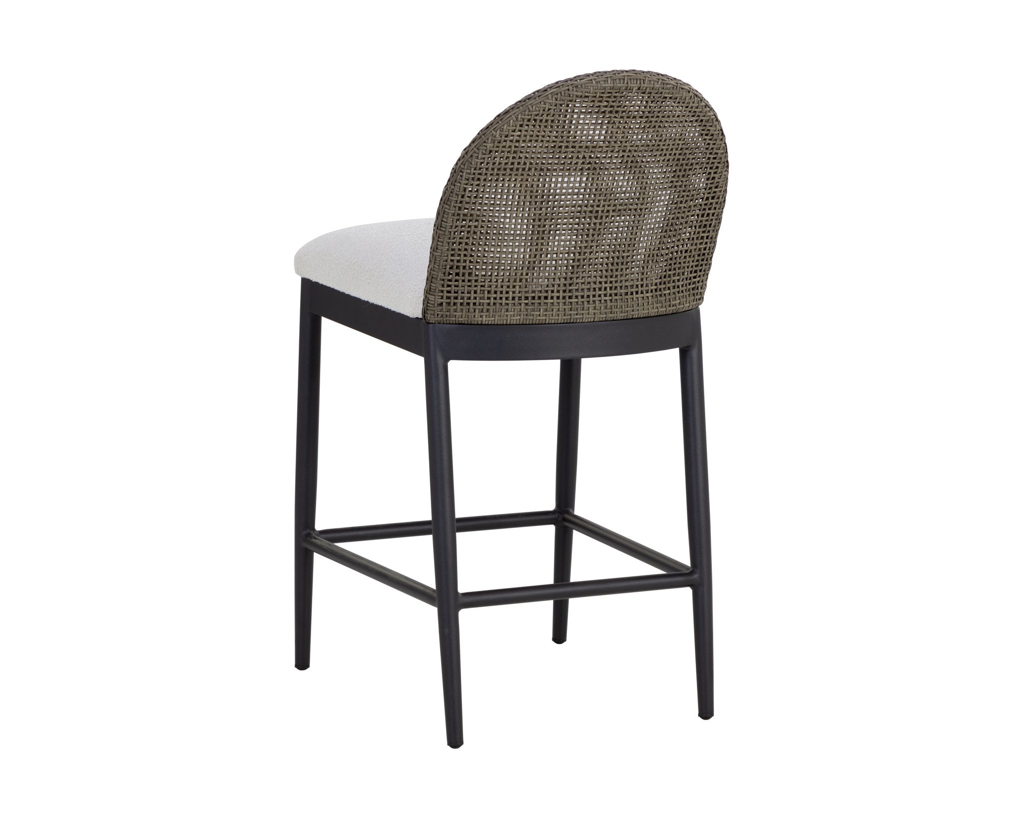 Sunpan Calandri Counter Stool Black Louis Cream