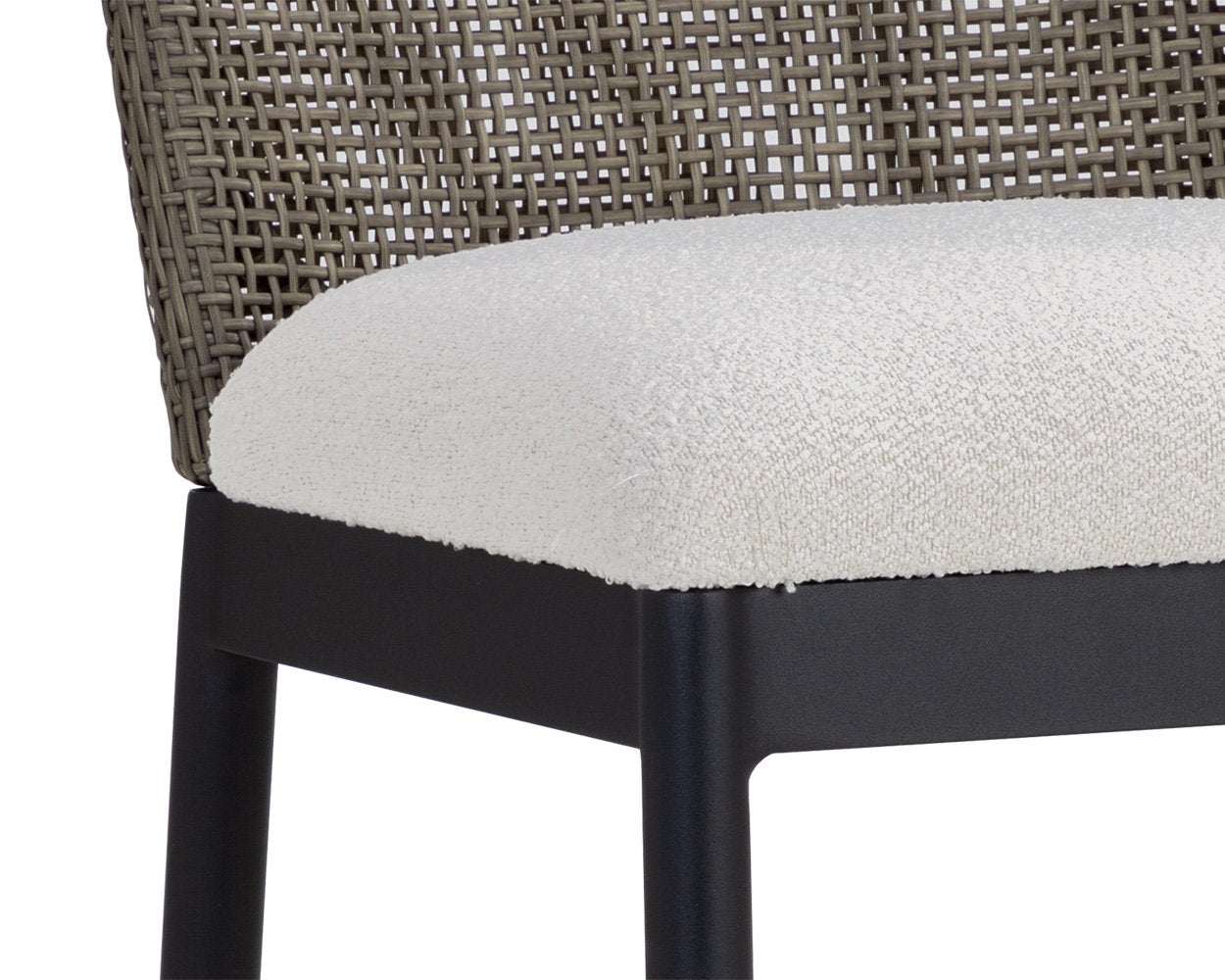 Sunpan Calandri Counter Stool Black Louis Cream