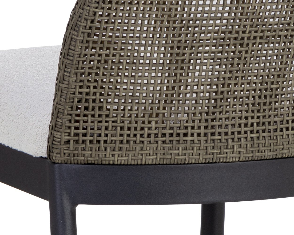 Sunpan Calandri Counter Stool Black Louis Cream