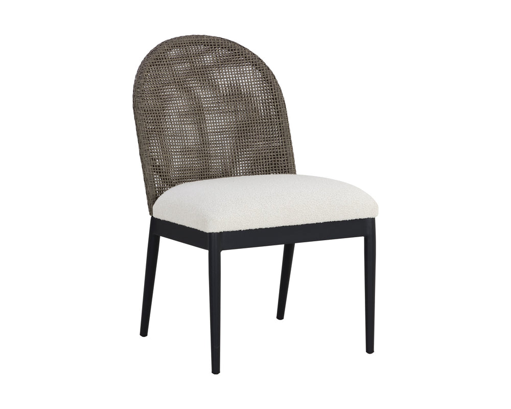 Sunpan Calandri Dining Chair Black Louis Cream Set Of 2