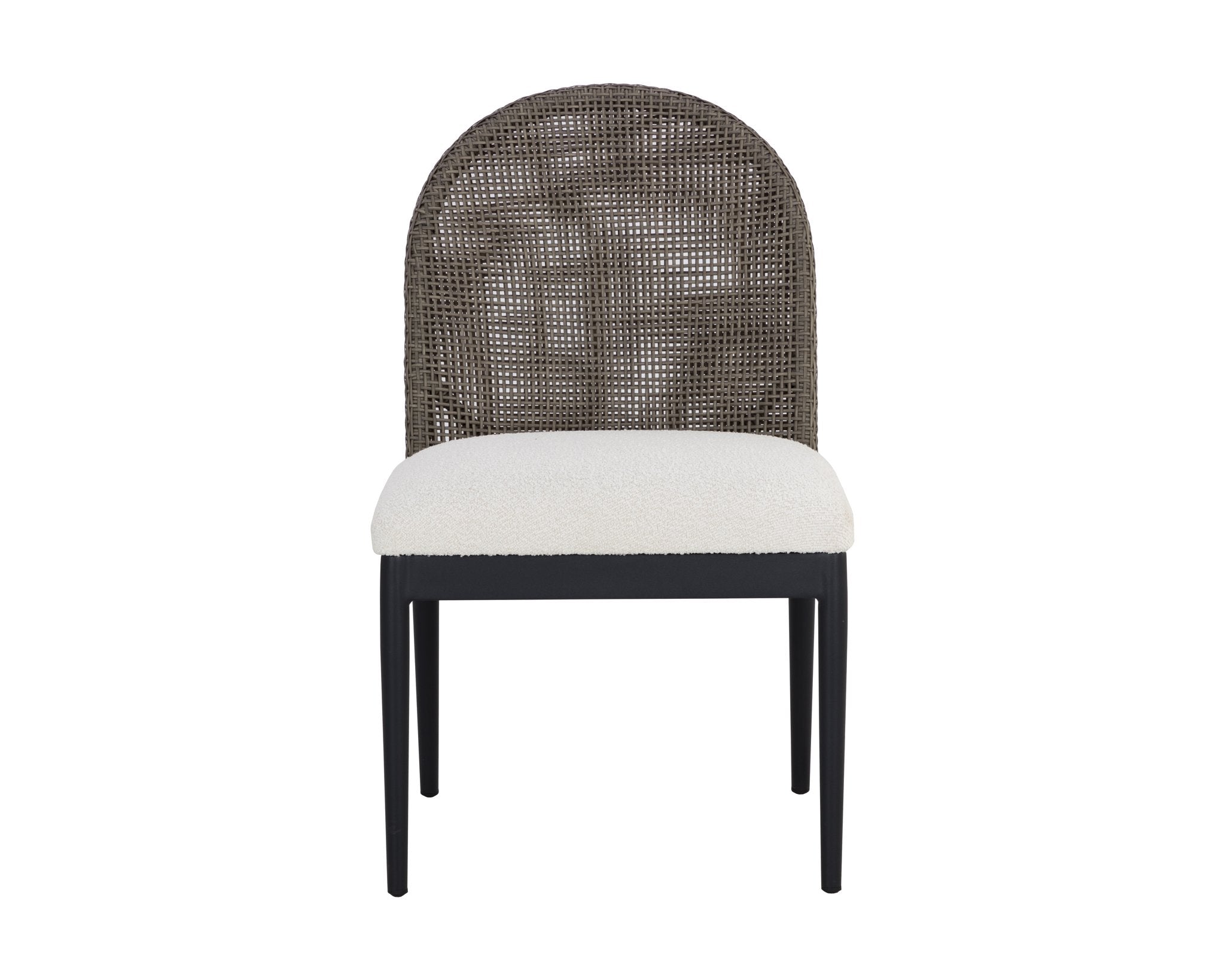 Sunpan Calandri Dining Chair Black Louis Cream Set Of 2