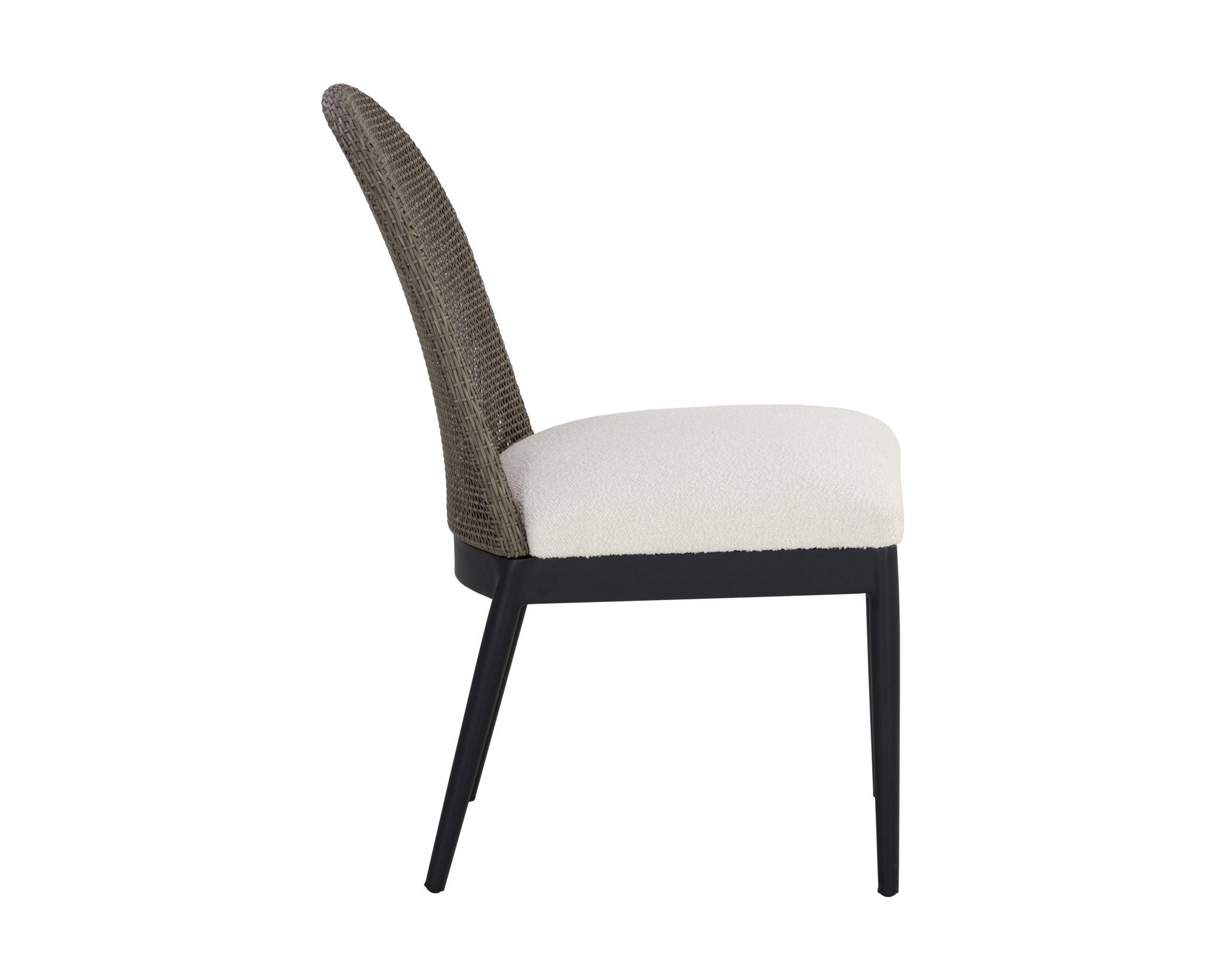 Sunpan Calandri Dining Chair Black Louis Cream Set Of 2