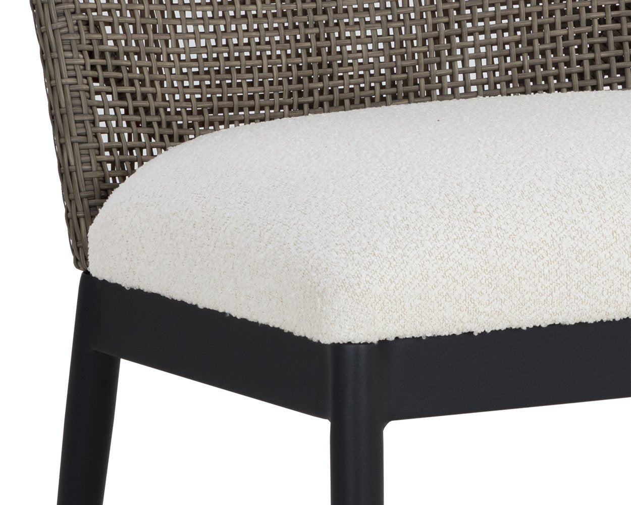 Sunpan Calandri Dining Chair Black Louis Cream Set Of 2
