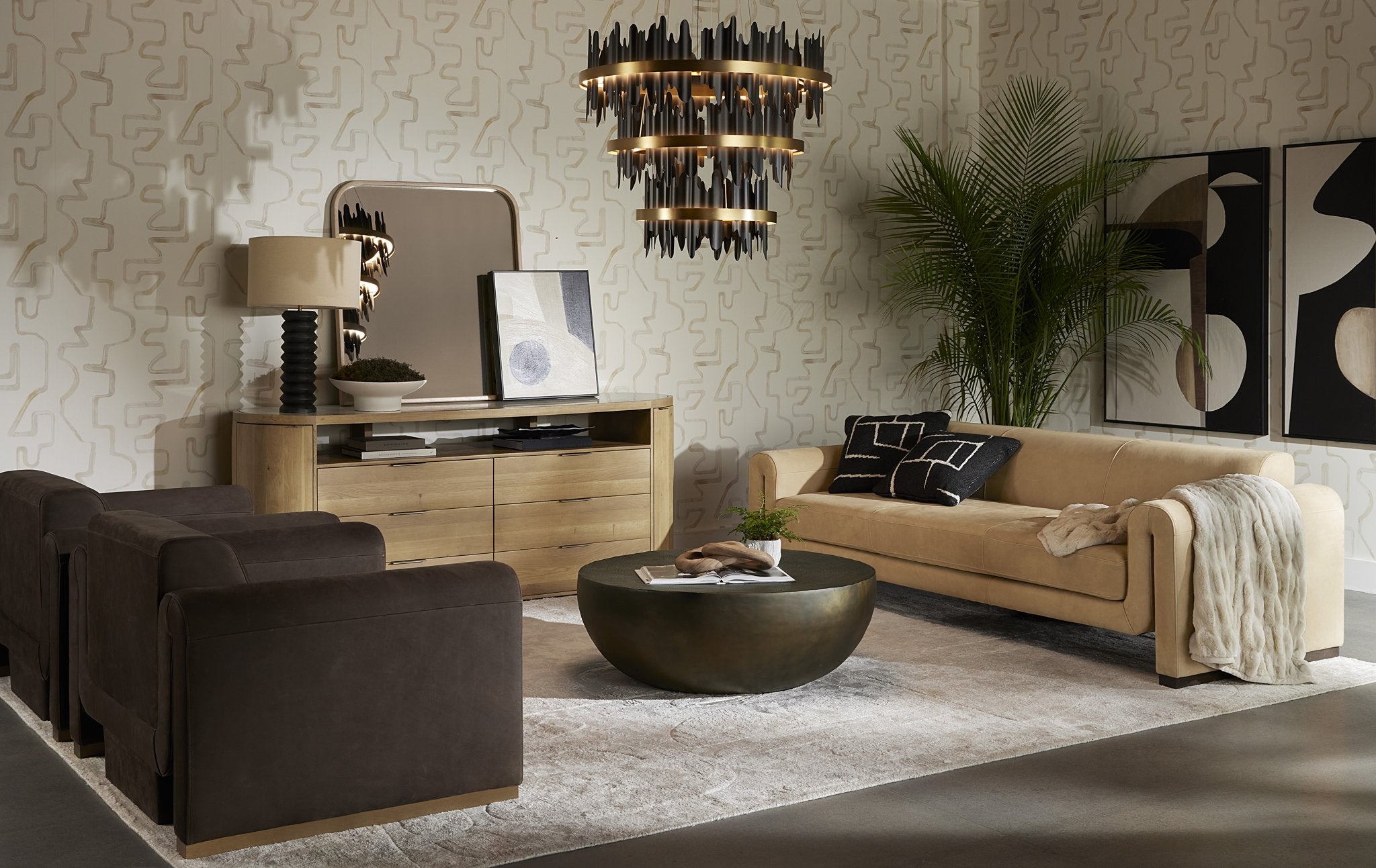 Sunpan Oletto Table Lamp