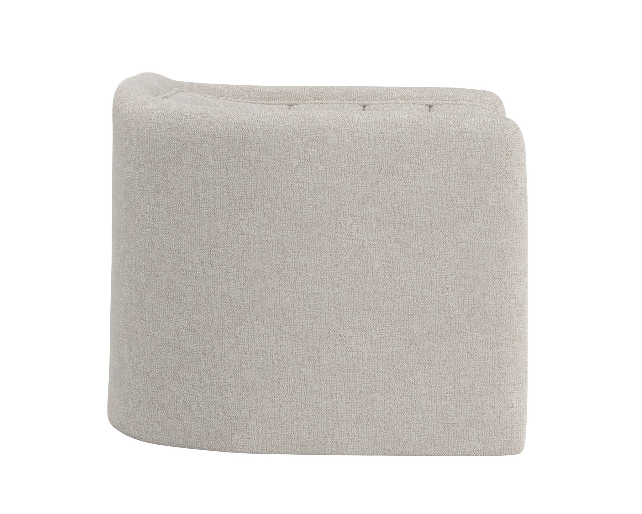 Sunpan Birrit Swivel Armchair Dove Cream