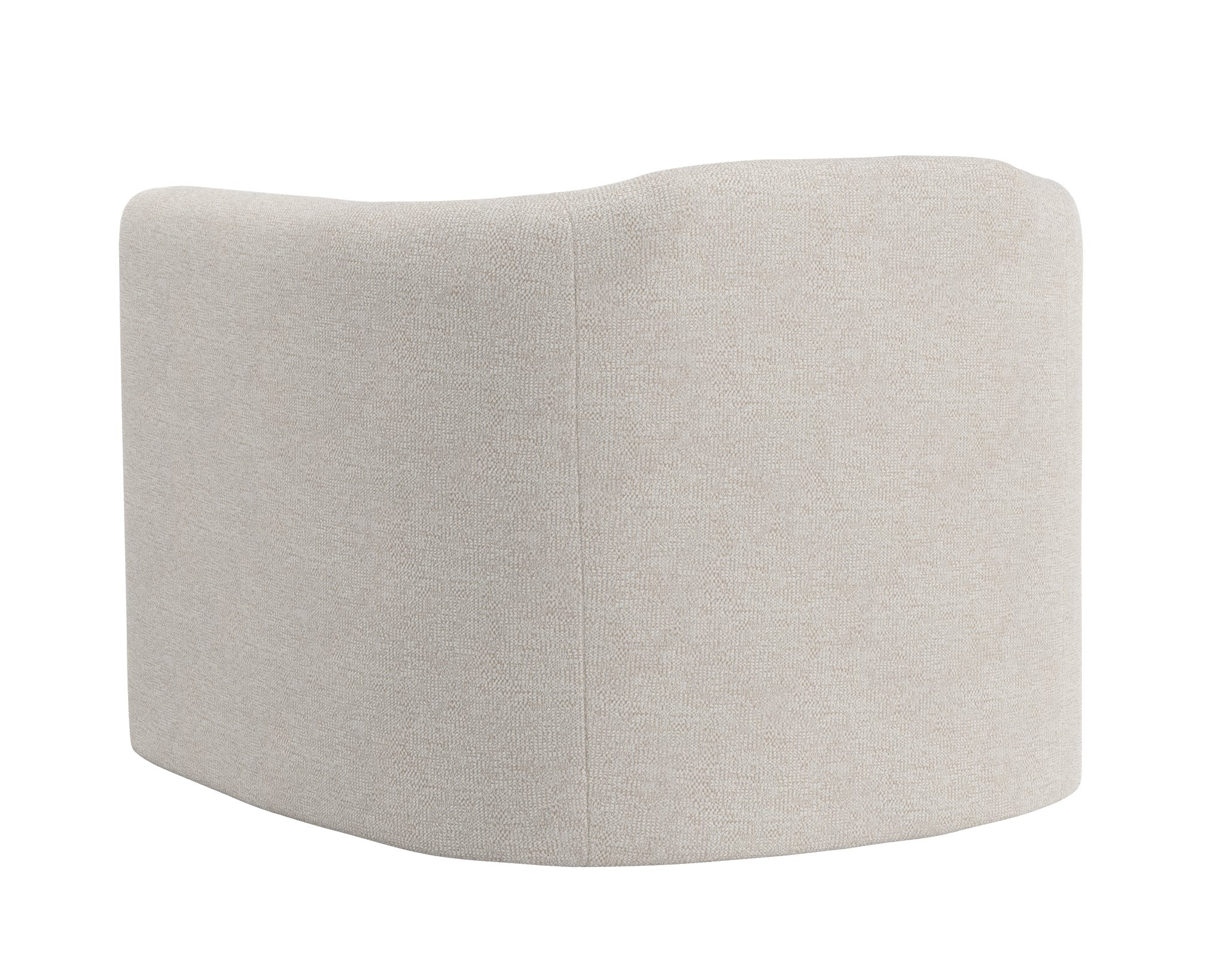 Sunpan Birrit Swivel Armchair Dove Cream