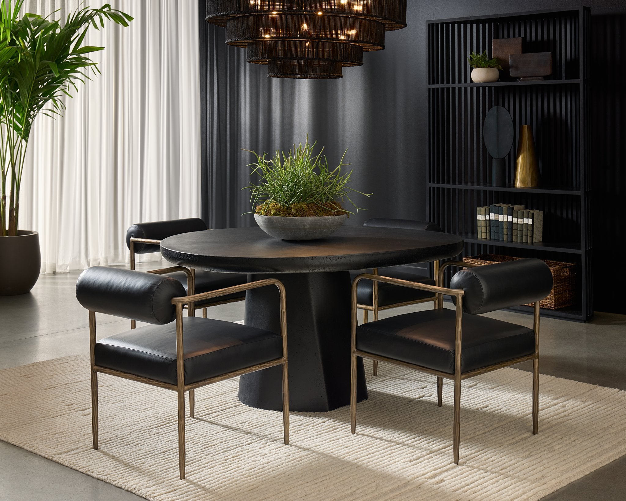 Sunpan Tessa Bookcase Black