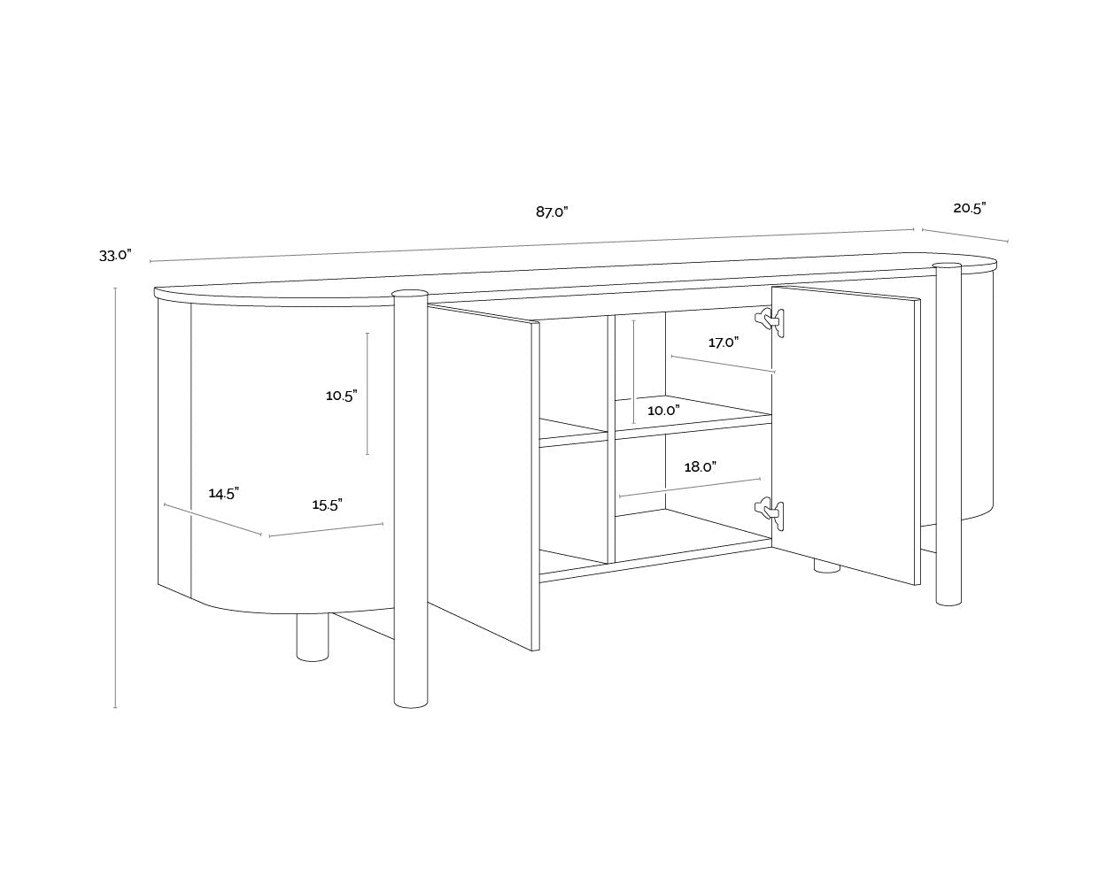 Sunpan Banyan Sideboard