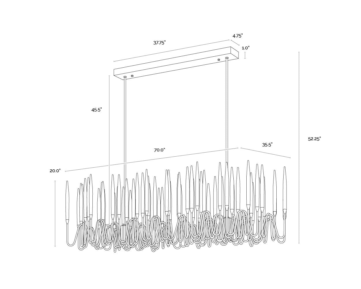 Sunpan Hestia Chandelier