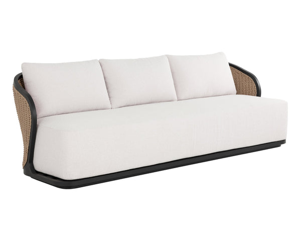 Sunpan Bora Sofa Louis Cream