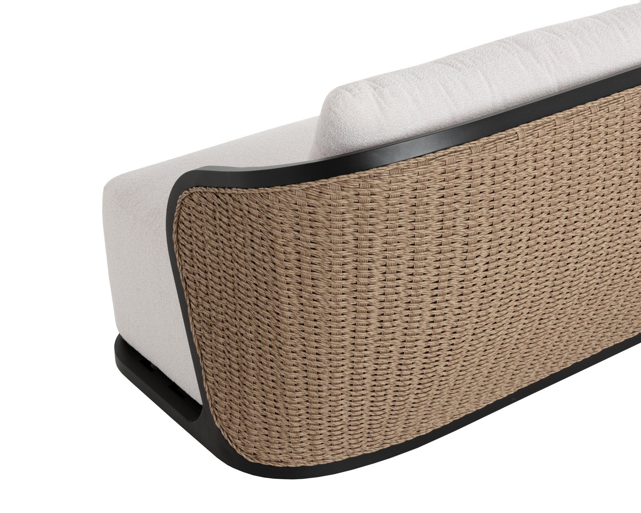 Sunpan Bora Sofa Louis Cream