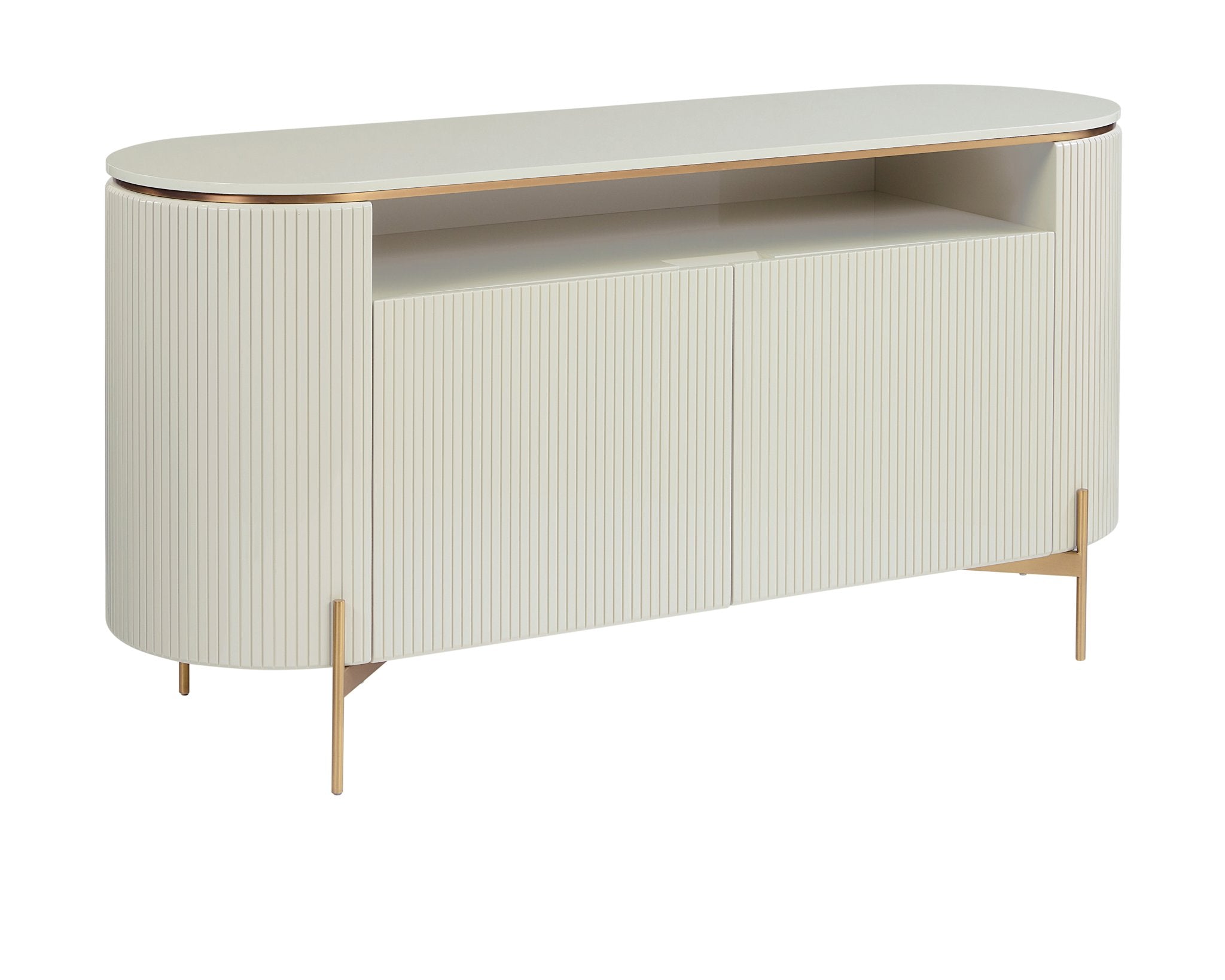 Sunpan Paloma Sideboard High Gloss Cream