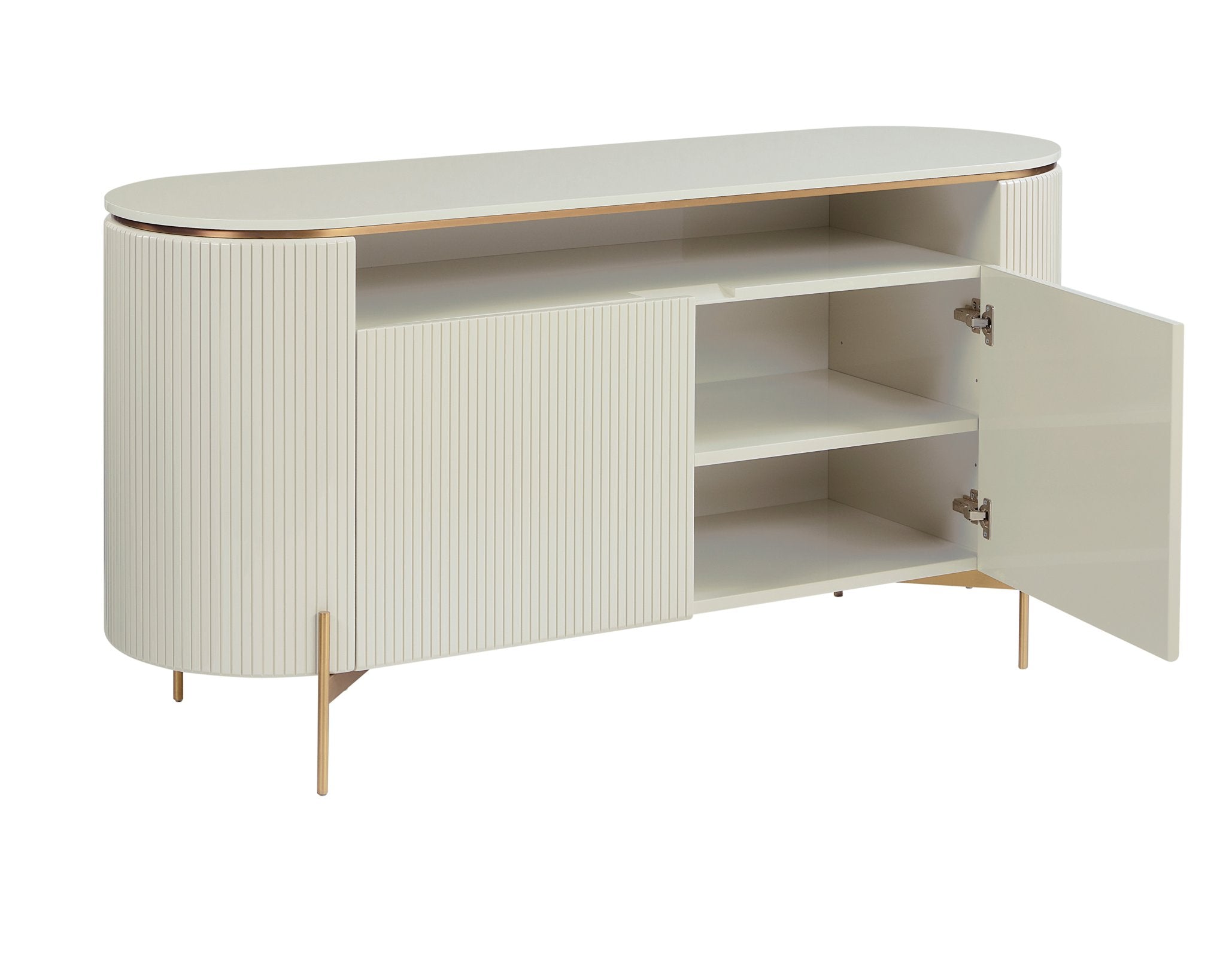 Sunpan Paloma Sideboard High Gloss Cream