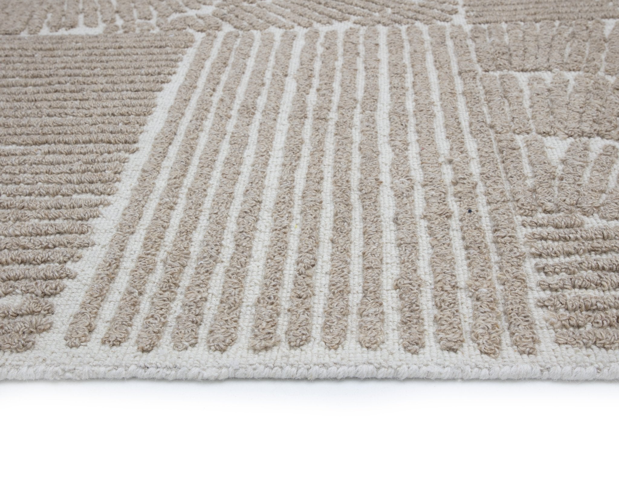 Sunpan Corinthia Hand Tufted Rug Ivory/Beige