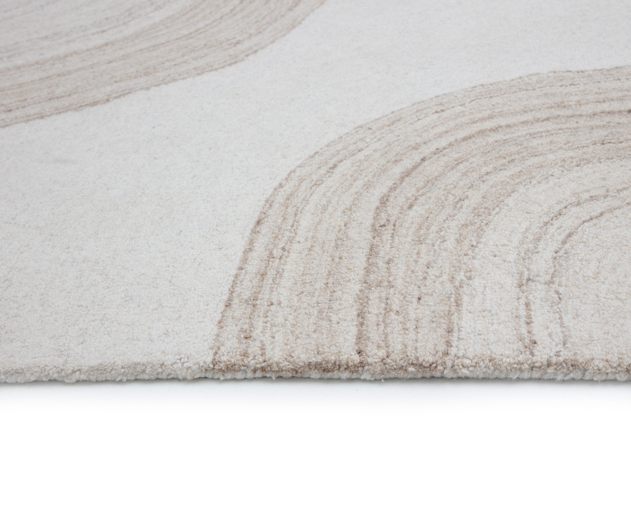 Sunpan Sanibel Hand Tufted Rug Ivory / Beige
