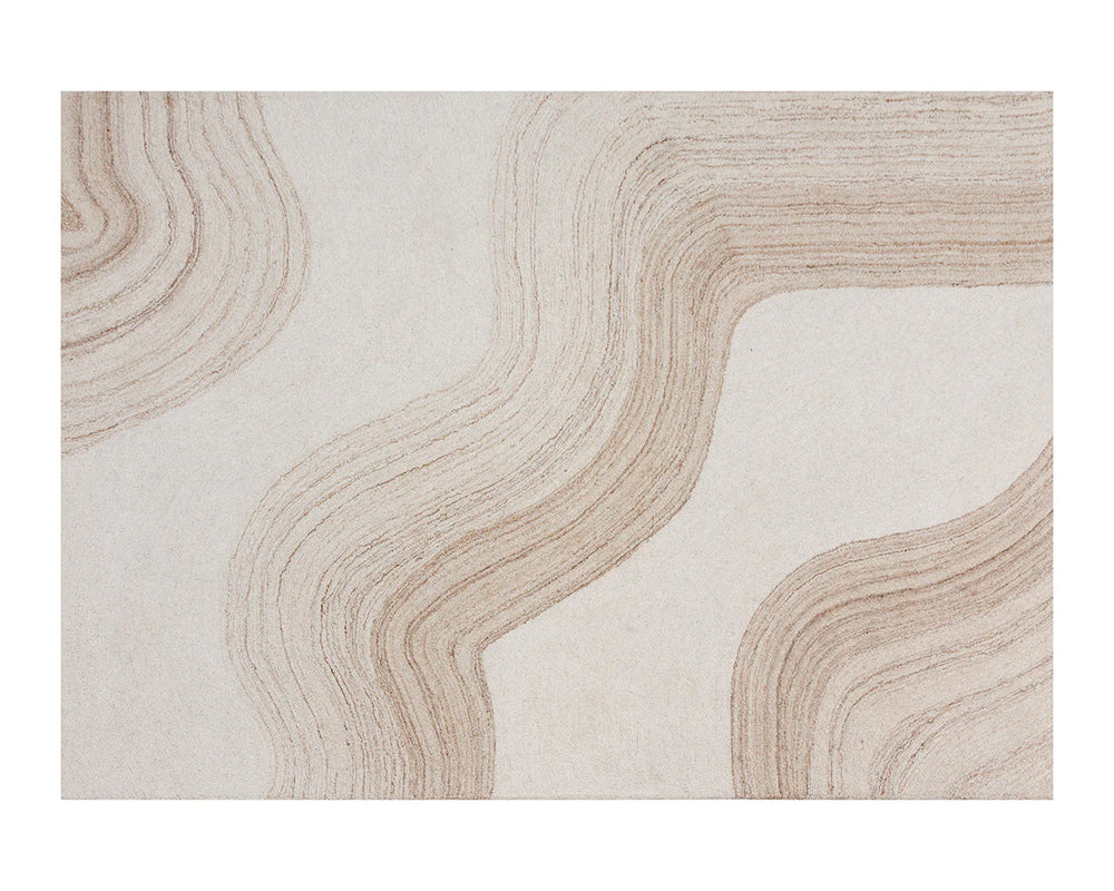 Sunpan Sanibel Hand Tufted Rug Ivory / Beige