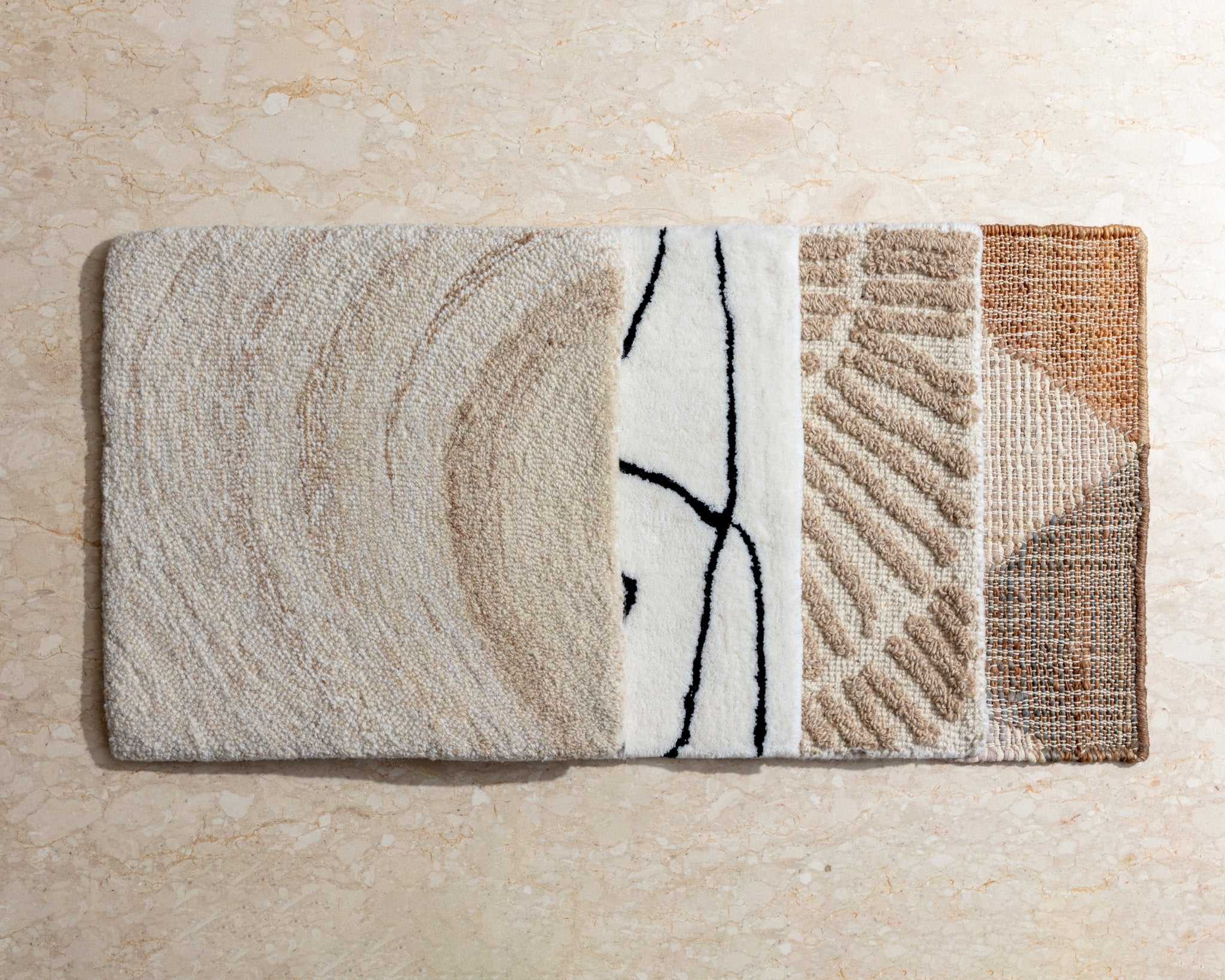 Sunpan Sanibel Hand Tufted Rug Ivory / Beige