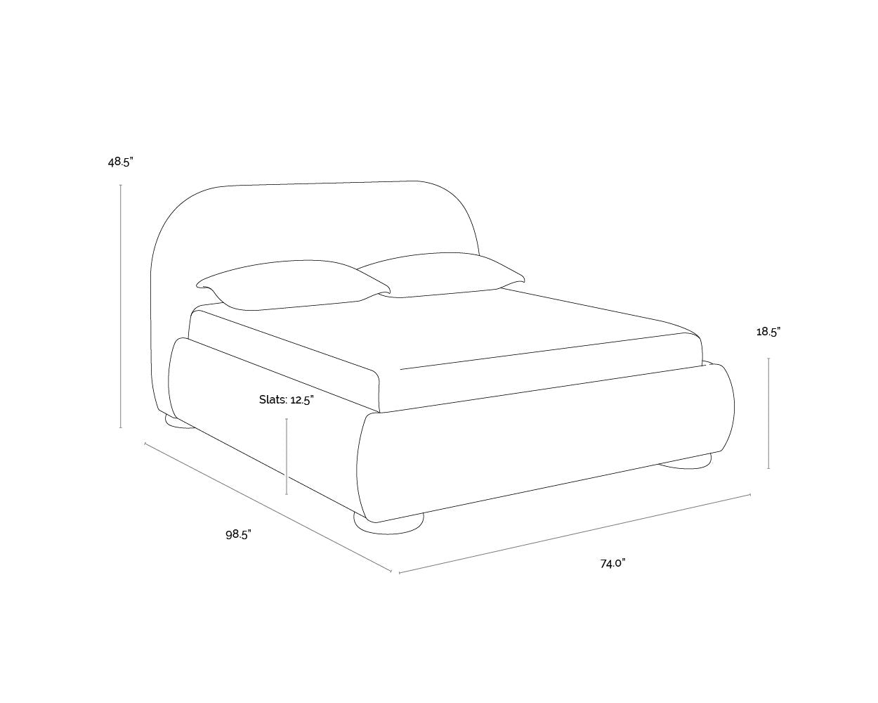 Sunpan Marin Bed