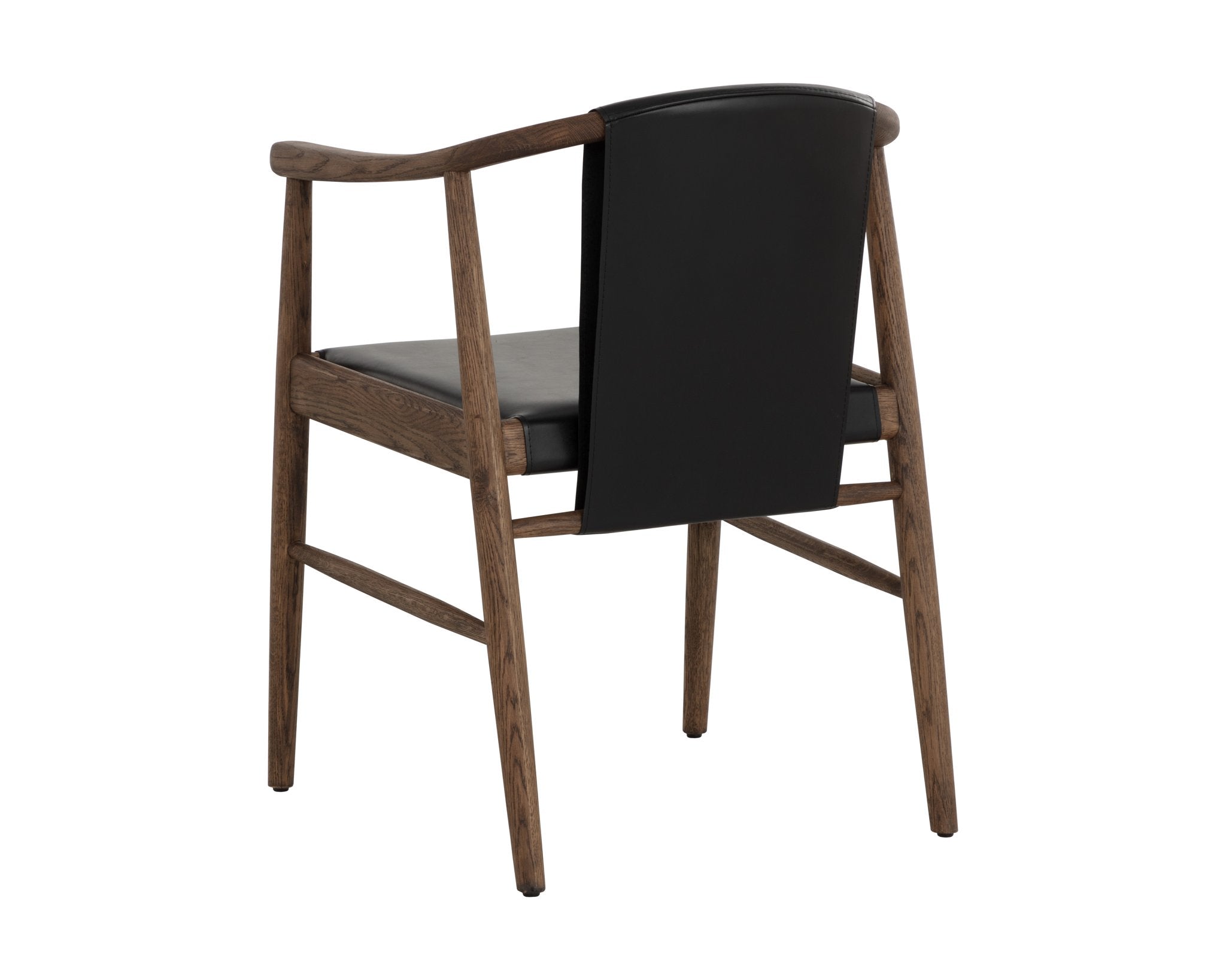 Sunpan Aran Dining Armchair Onyx Leather