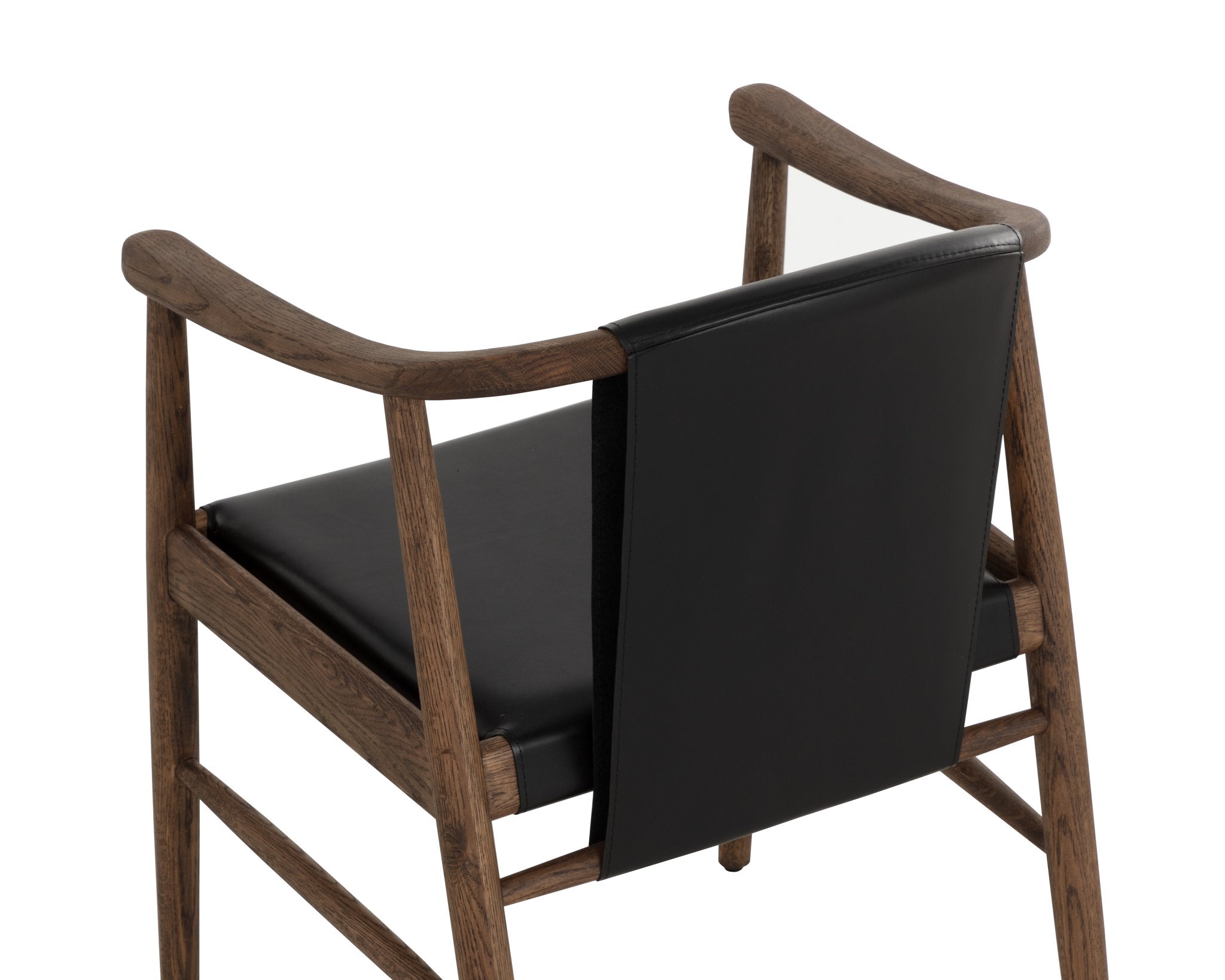 Sunpan Aran Dining Armchair Onyx Leather