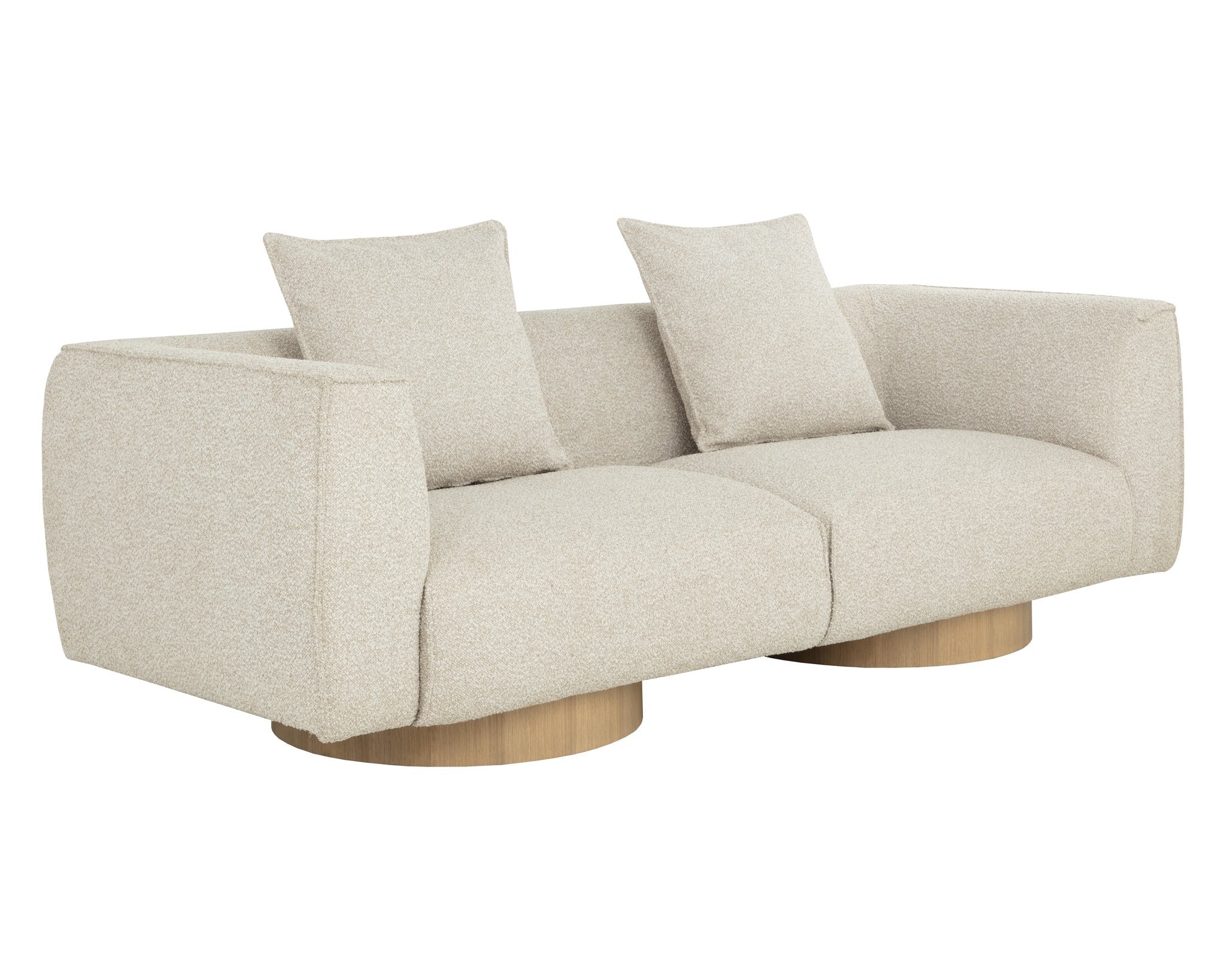 Sunpan Mattis Sofa Santa Cruz Oatmeal