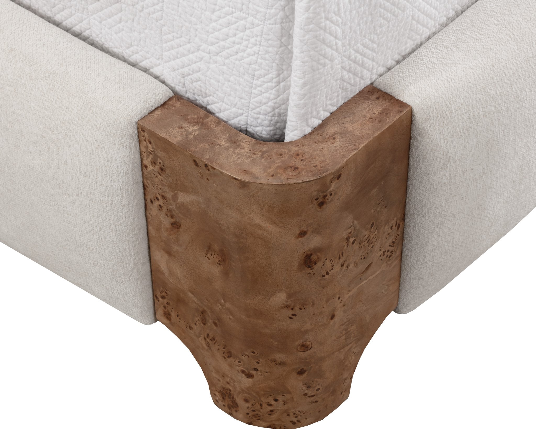 Sunpan Knowles Bed King Eclipse White