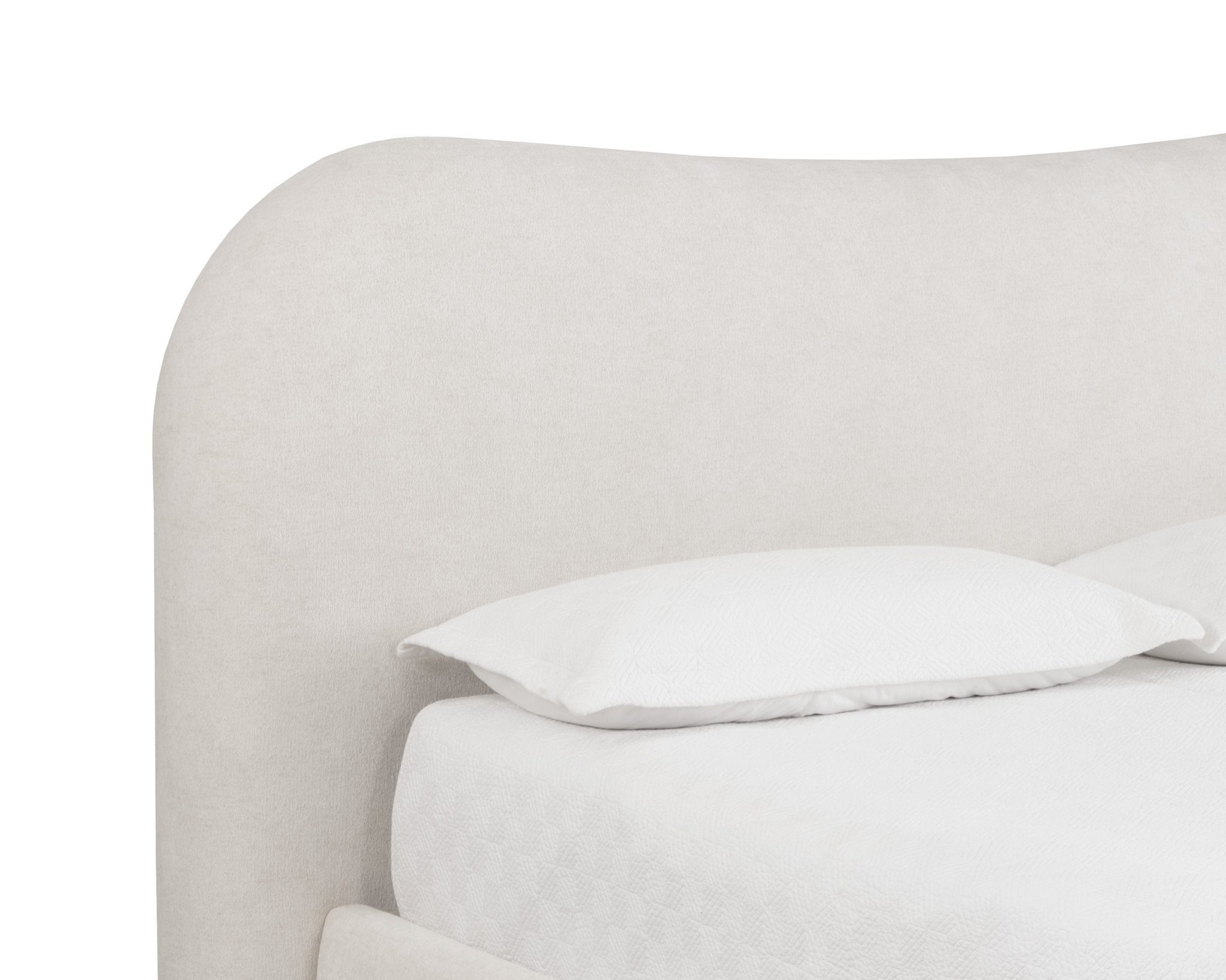 Sunpan Knowles Bed King Eclipse White
