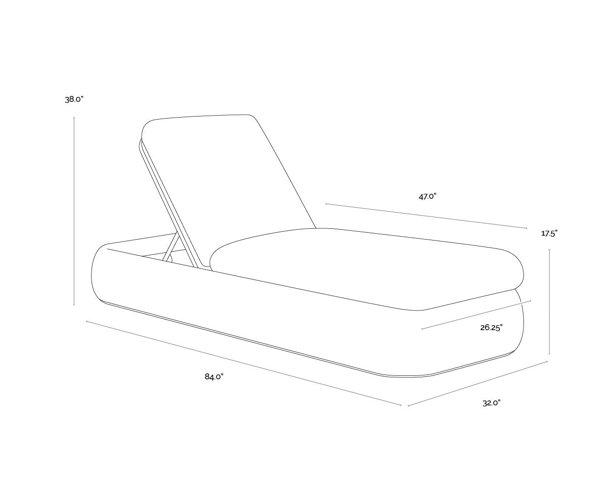Sunpan Barcelona Lounger