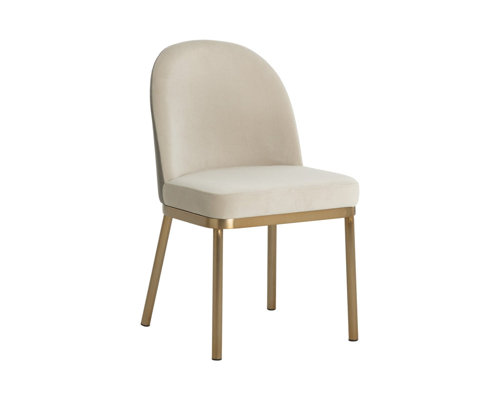 Sunpan Lavania Dining Chair Meg Taupe / Porcini Taupe Set Of 2