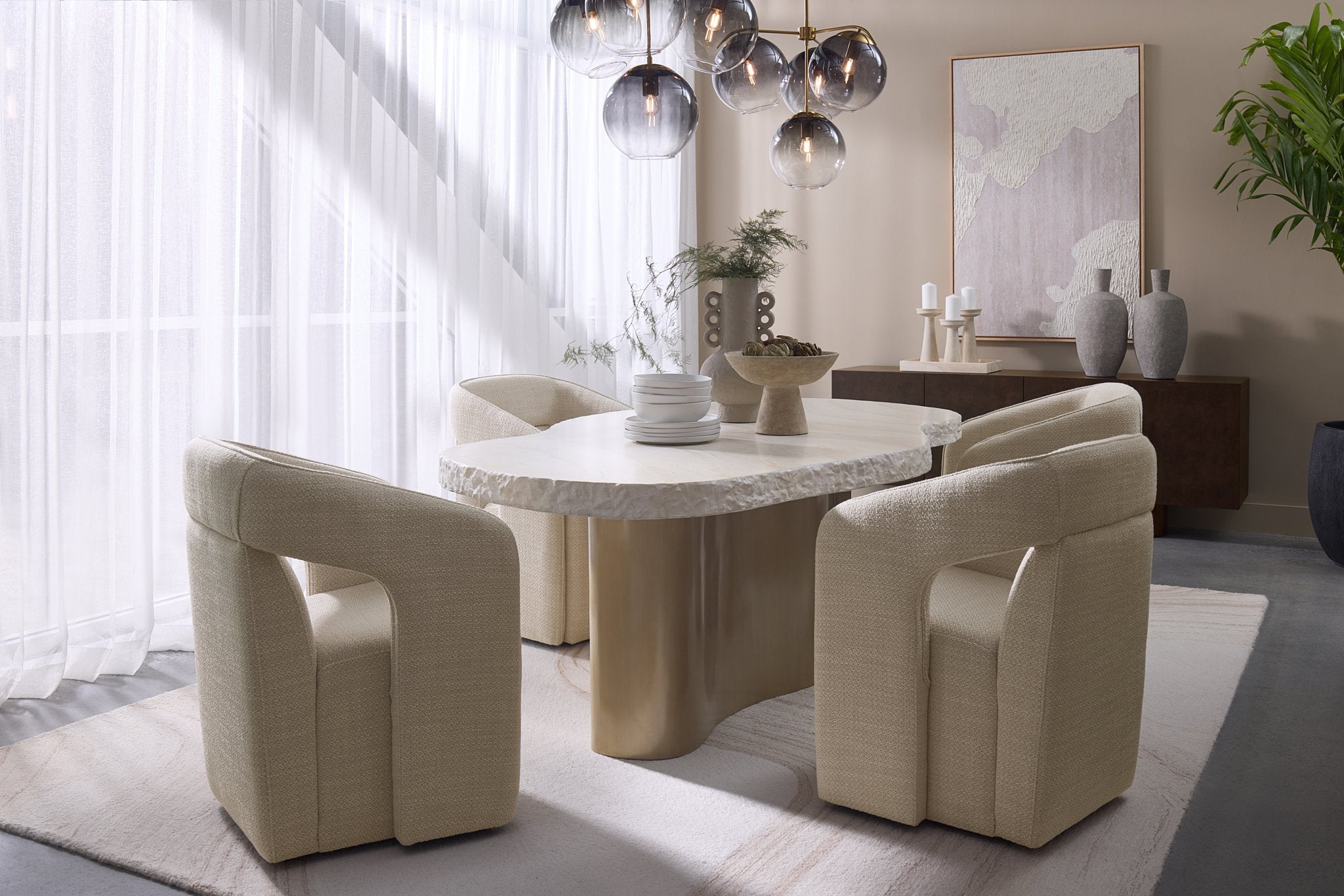 Sunpan Idris Dining Table 86"