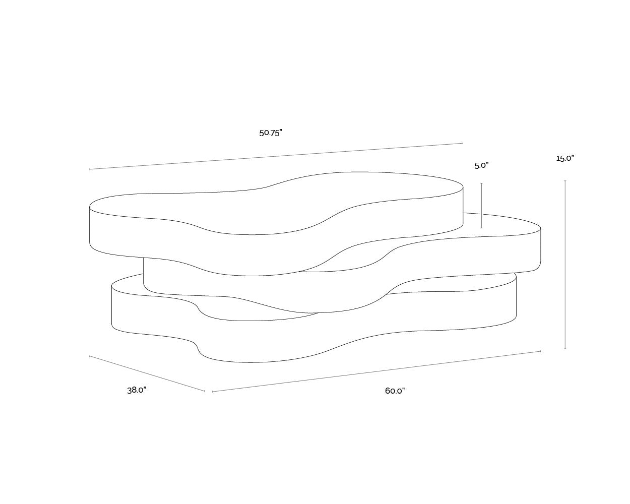 Sunpan Geddes Coffee Table