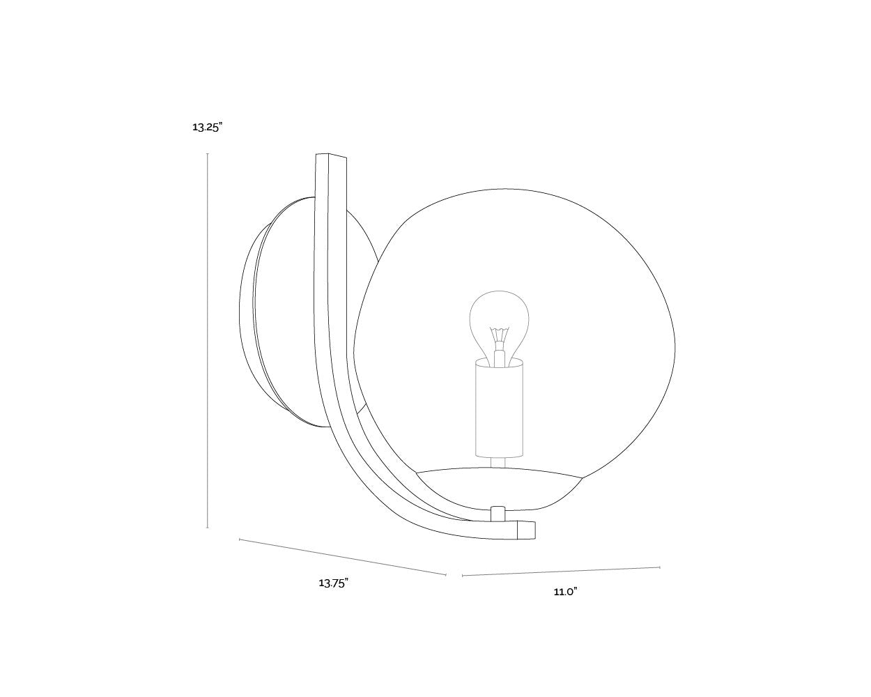 Sunpan Dionis Sconce