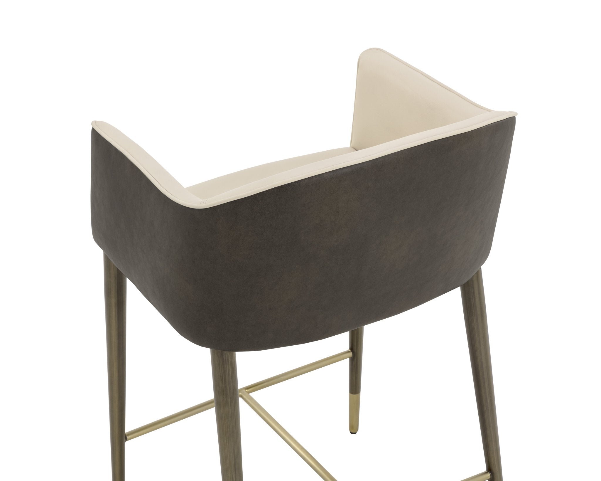 Sunpan Kylin Counter Stool Dillon Cream / Bravo Ash