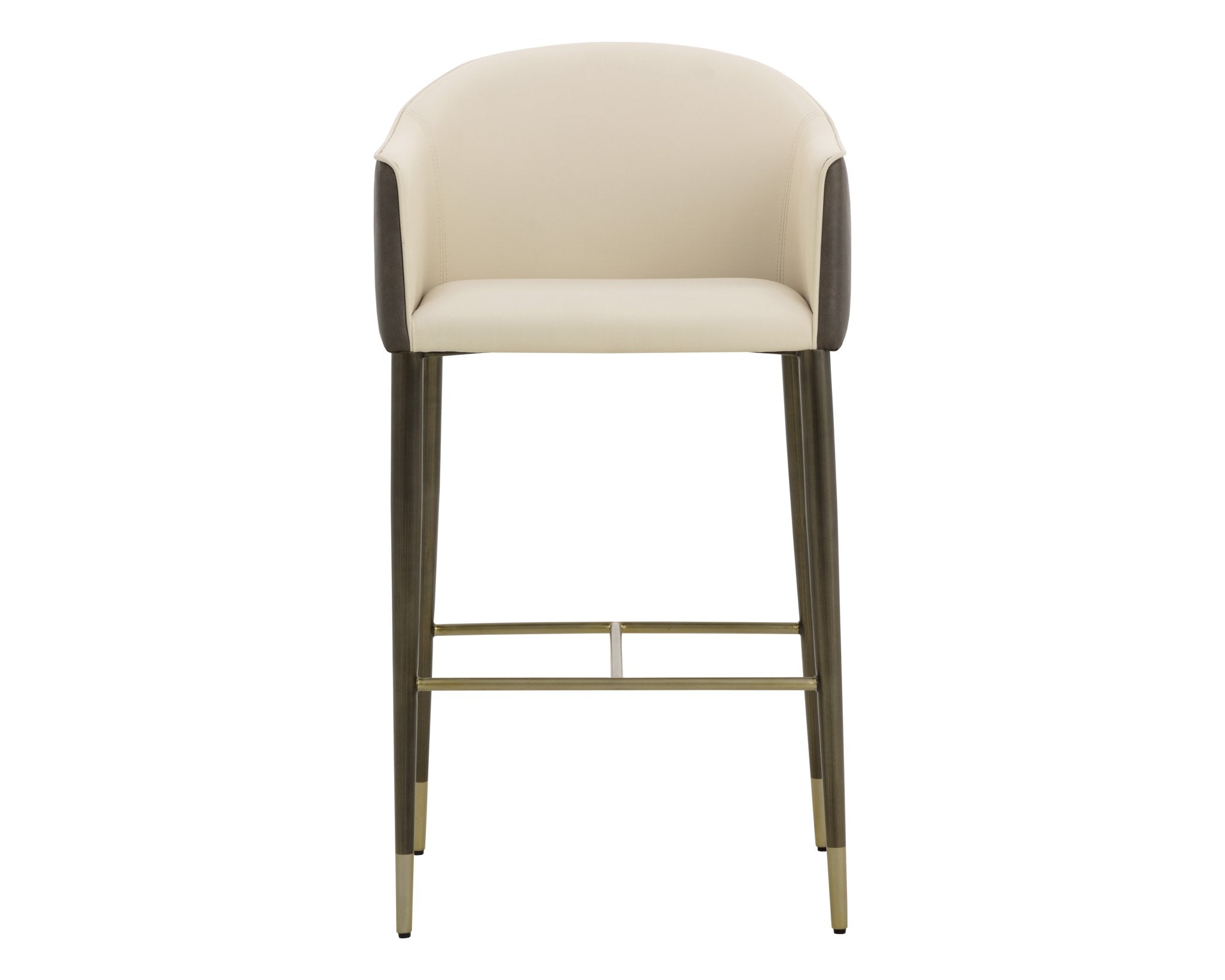 Sunpan Kylin Barstool Dillon Cream / Bravo Ash