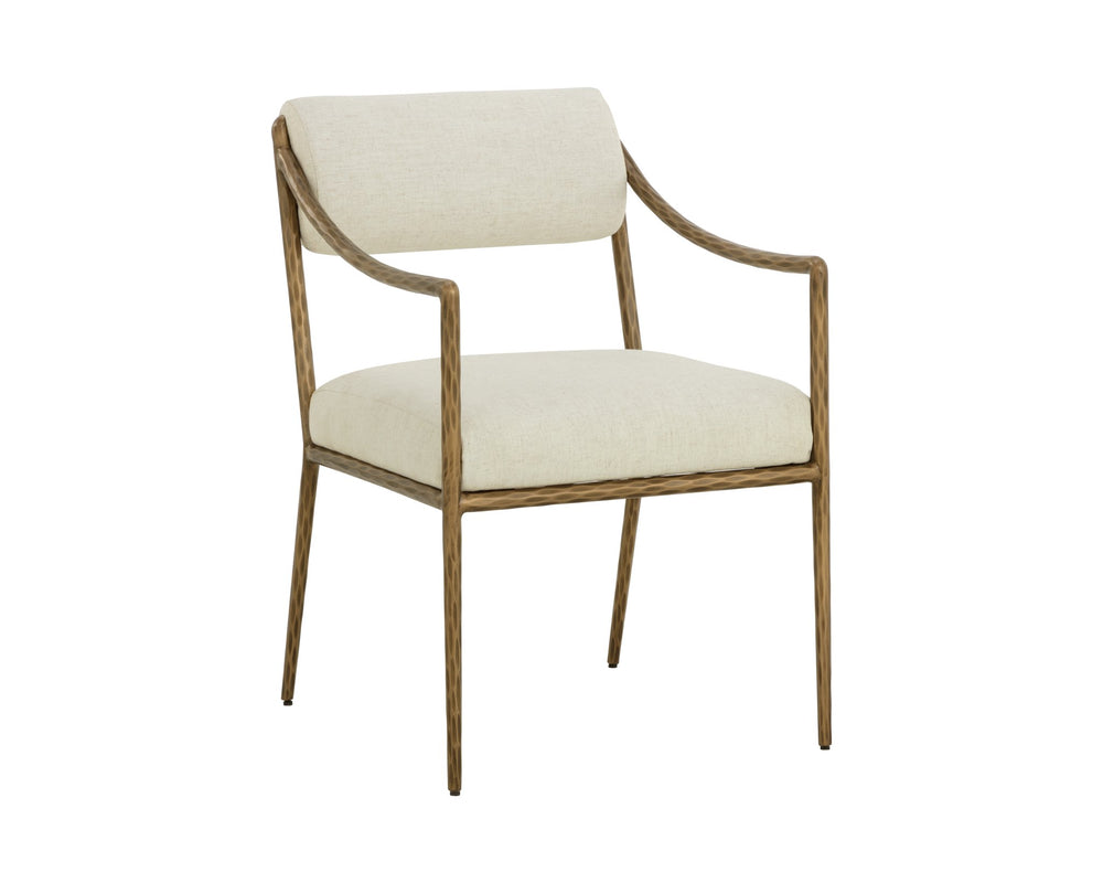 Sunpan Leticia Dining Armchair Geralt Linen