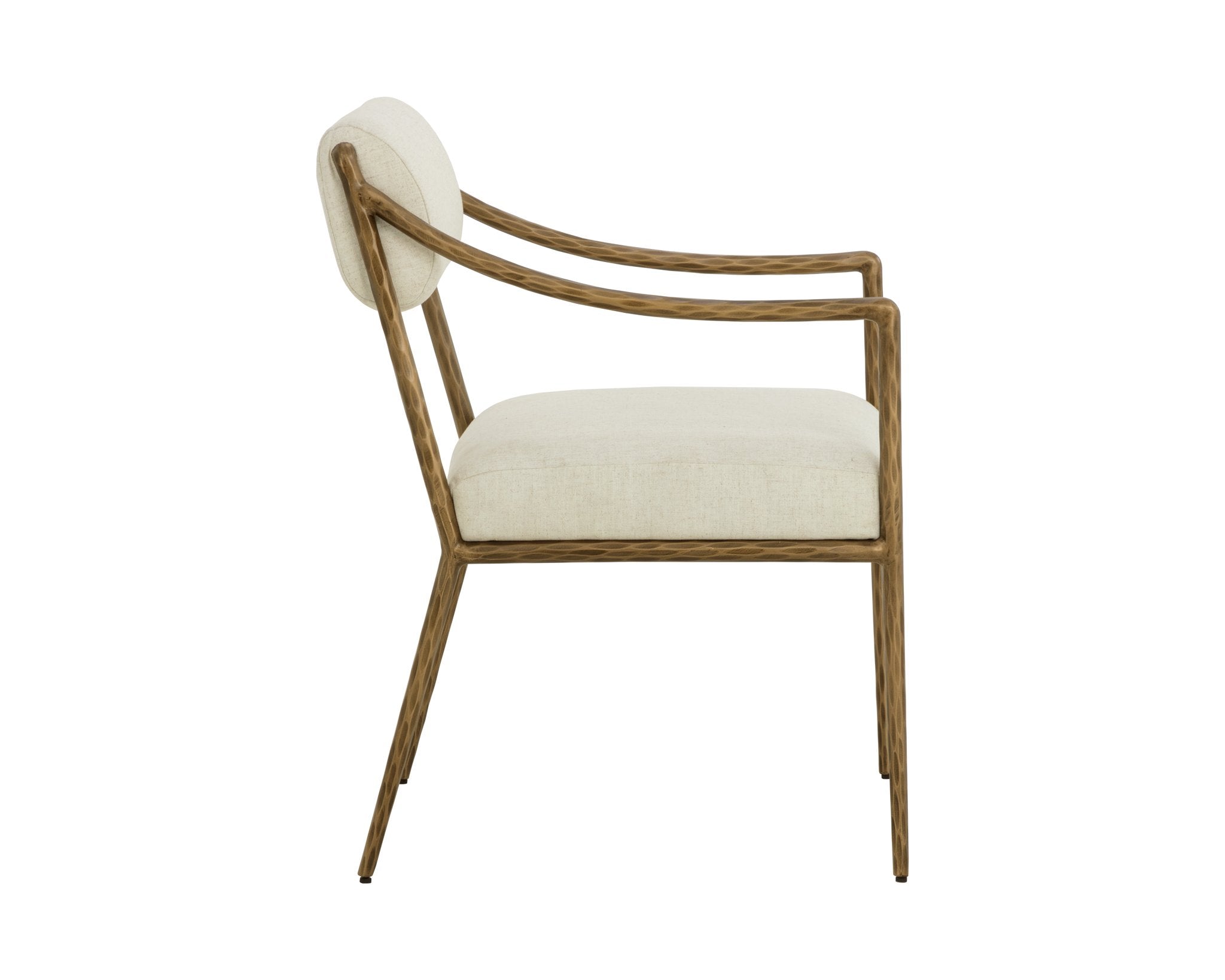 Sunpan Leticia Dining Armchair Geralt Linen