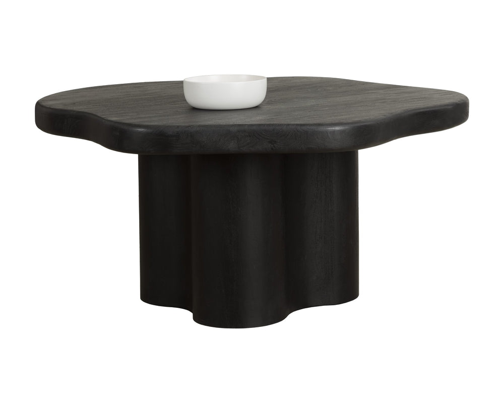 Sunpan Bellona Dining Table Charcoal Black 67"