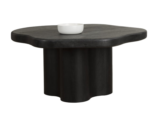 Sunpan Bellona Dining Table Charcoal Black 67"