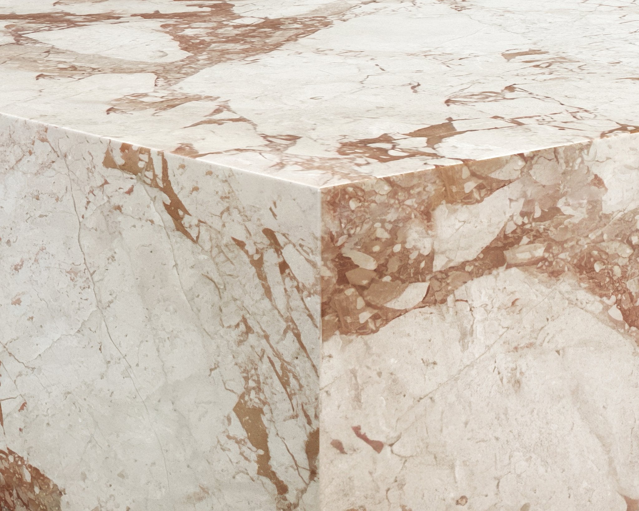 Sunpan Laros Coffee Table Crema Breccia