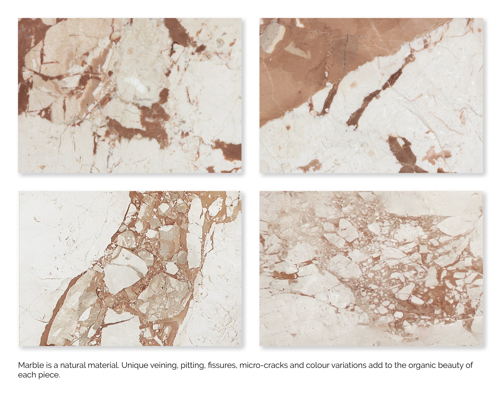Sunpan Laros Coffee Table Crema Breccia