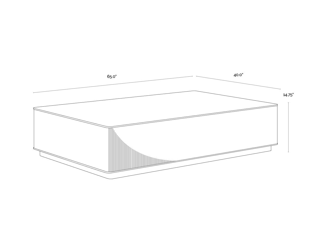Sunpan Kalla Coffee Table