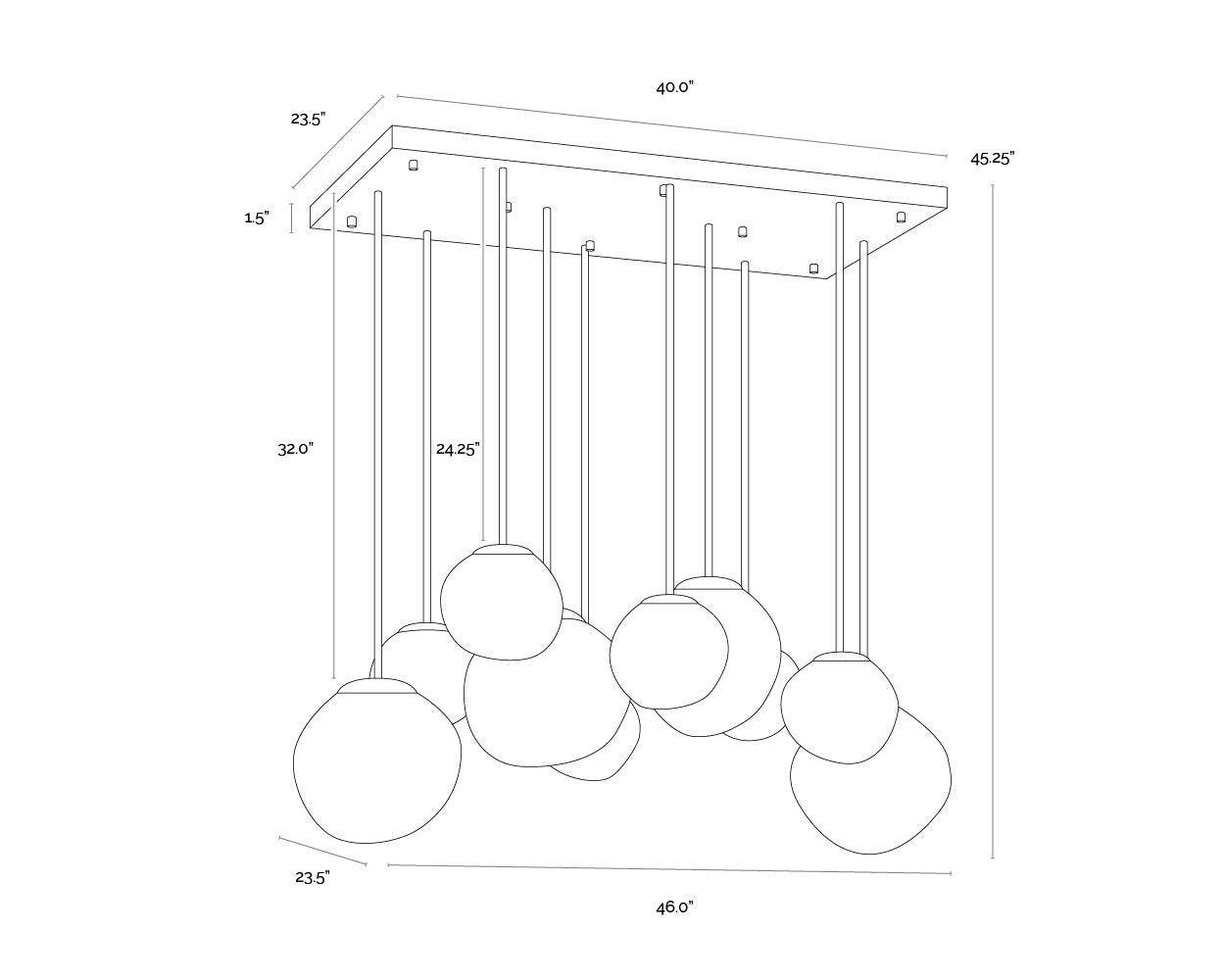 Sunpan Dionis Chandelier