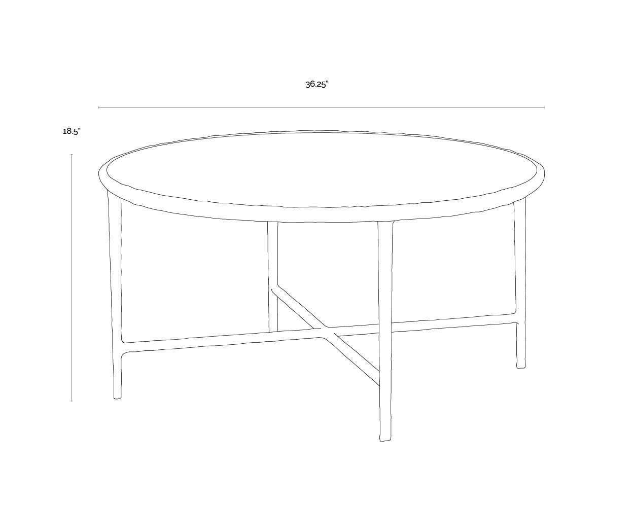Sunpan Riyaz Coffee Table